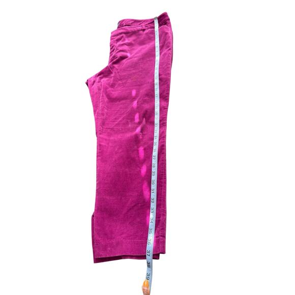 Old Navy Purple Velvet Plus Office Work Business Mid-Rise Pixie Pants Size 18 - Picture 13 of 13